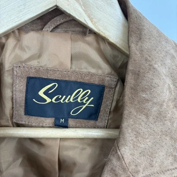 Vintage Scully Suede Leather Jacket Medium Western Cowgirl 90s Festival Fringe - Picture 6 of 7